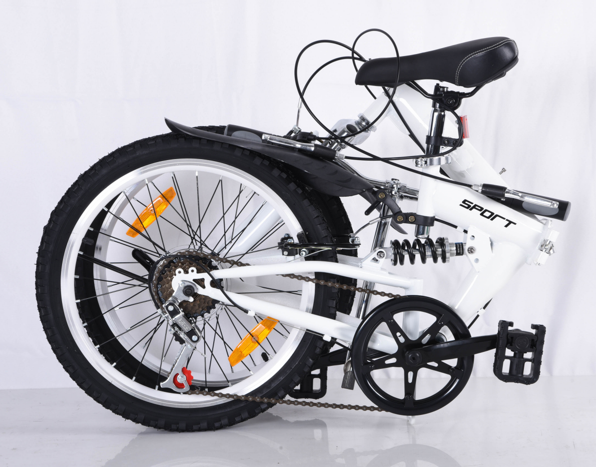 TEZ Compact Folding Bike White TEZ BIKES